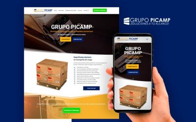 Diseño de página web para Grupo Picamp